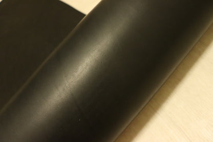 ds75円！イタリアンレザー　極厚オイルヌメ　ショルダー　ブラック　119ds