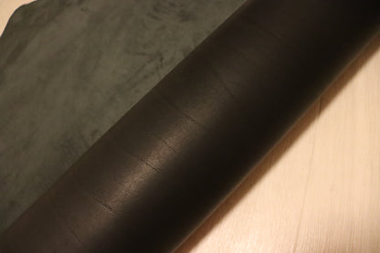 ds75円！イタリアンレザー　オイルヌメ　ショルダー　ブラック　146ds