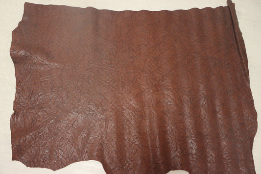 ds70円！イタリアンレザー　ショルダー　絞り加工×エンボス　オイルヌメ　110ds