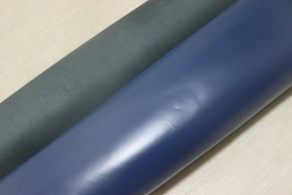 ds25円！やや訳あり　イタリアンレザー　ブルー　ガラス加工　100ds