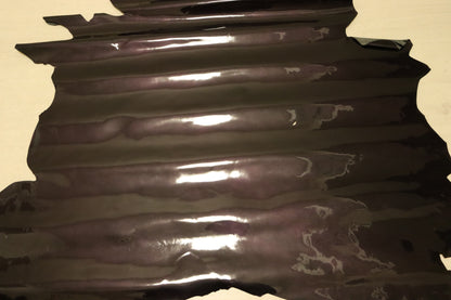 ds25円！新入荷！エナメル　パテントレザー　ナス色　124ds