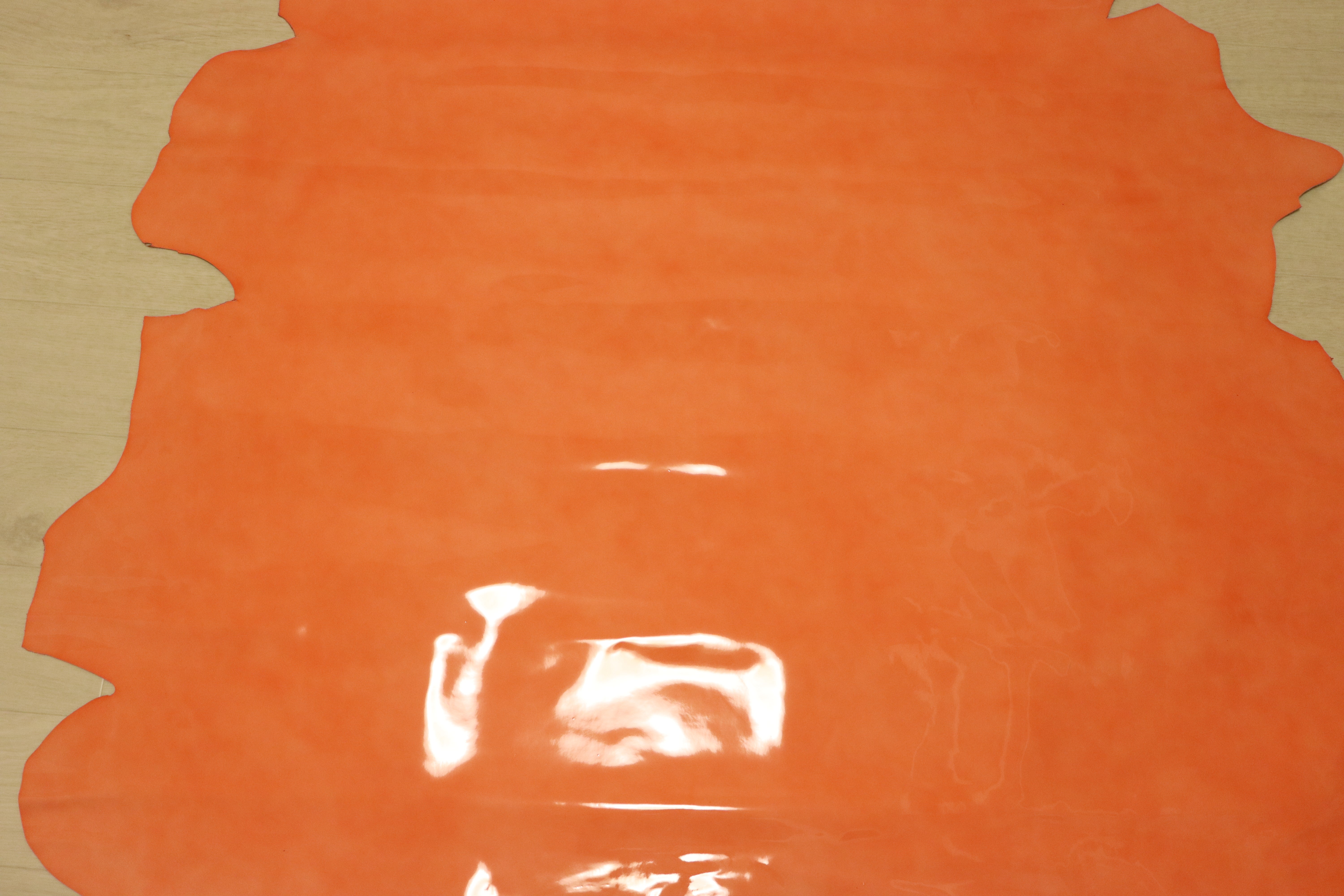 ds25円！新入荷！エナメル パテントレザー アンチック オレンジ系