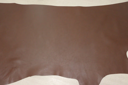 ds50円！イタリアンレザー　セミアニリン　ヌメ革　アンバーブラウン　180ds