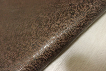 ds70円！イタリアンレザー　ショルダー　オイルヌメ　ブロンズブラウン　シボ型押し　118ds