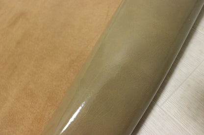 DS28円！新入荷！アンチック加工　エナメル　カーキ系　180DS