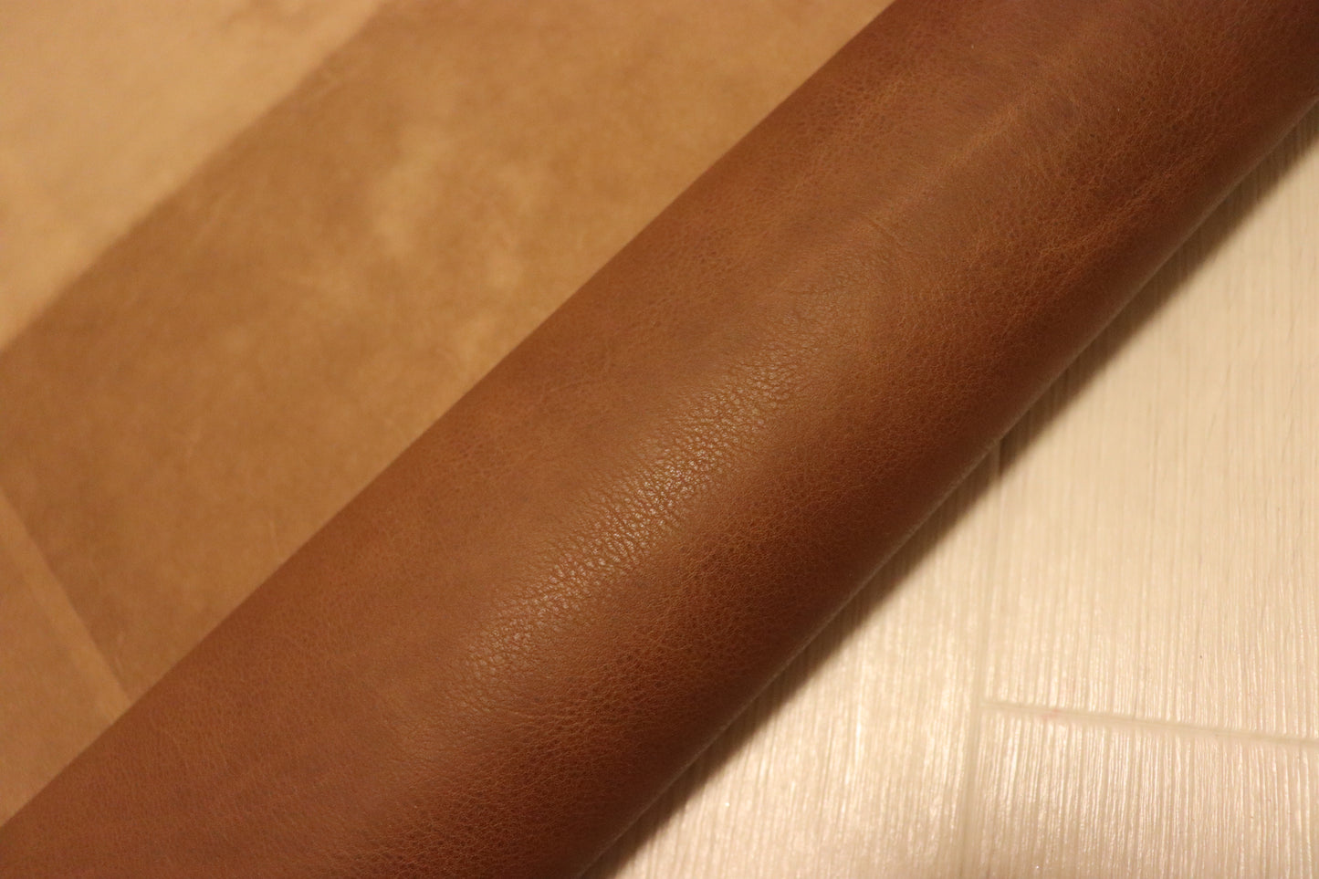 ds60円！新入荷！CONCERIA 800社　ブラウン　スムース加工　キップ　126ds