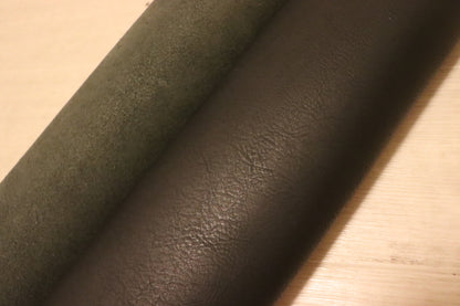 ds55円！イタリアンレザー　ヌメ革　オイルヌメ　ブラック　195ds