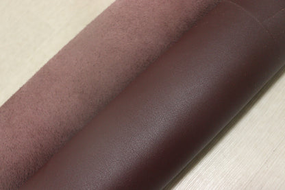 ds45円！イタリアンレザー　ワインレッド　ヌメ革　セミアニリン　152ds