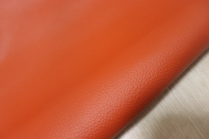 ds28円！新入荷！顔料仕上げ 　キャロットオレンジ　シボ型押し　230ds