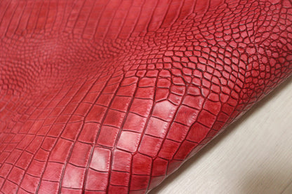 ds68円！イタリアンレザー　ショルダー　セミアニリン　ピンクレッド　145ds