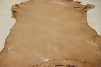 ds30円！新入荷！ヤギ　アニリン仕上げ　ヌメ革　TAN　105ds