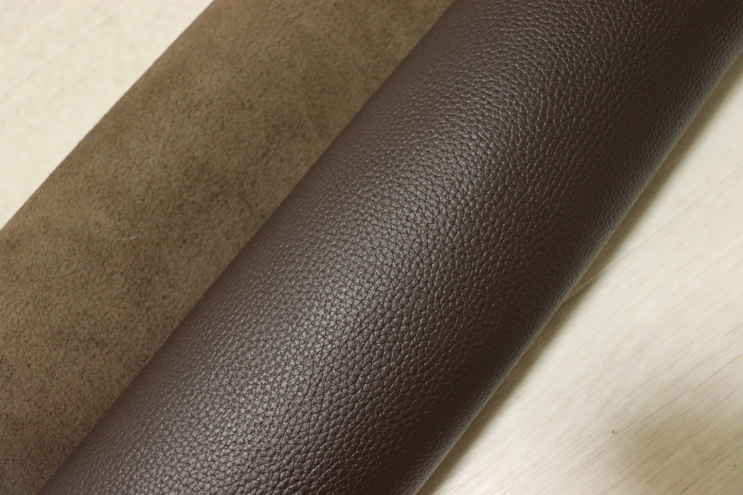 ds25円！新入荷！顔料仕上げ　チョコブラウン　シボ型押し　240ds