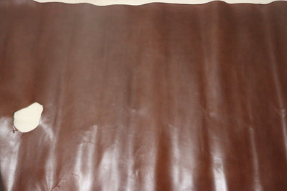 ds28円！新入荷！顔料仕上げ　マロンブラウン　大きめハギレ　200ds