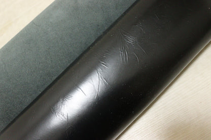 ds30円！新入荷！イタリアンレザー　ガラス加工　セミベジタブル　ブラック　192ds