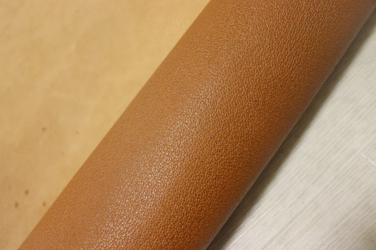 ds28円！ 新入荷！コンビヌメ　キャメル　豚革　100ds