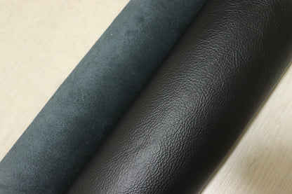 ds28円！新入荷！イタリアンレザー　シワ加工スムース　ブラック　237ds