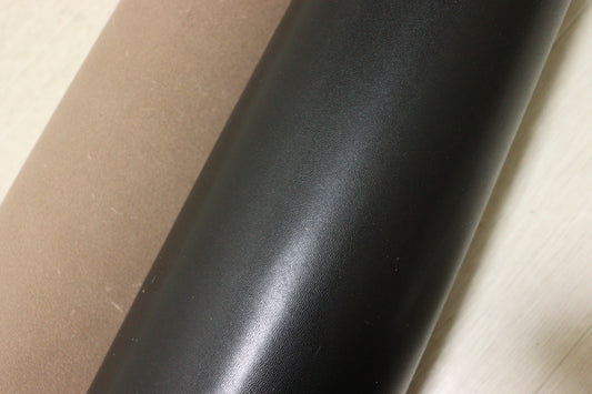 ds25円！新入荷！特殊加工　ヌメ革　ブラック　フィルム貼り　235ds