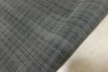 ds25円！新入荷！豚革　グレー　チェックプリント　108ds
