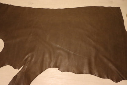 ds55円！新入荷！CONCERIA 800社　カーキ　スムース加工　ヌメ革　160ds