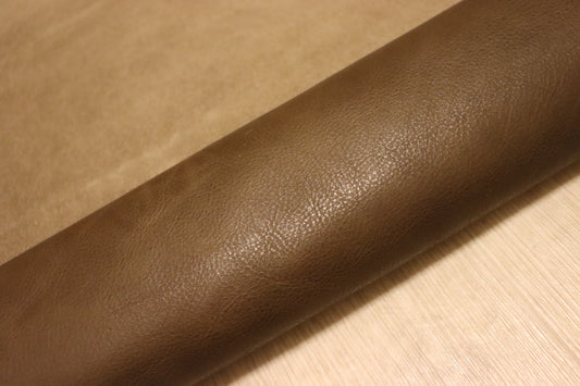 ds55円！新入荷！CONCERIA 800社　カーキ　スムース加工　ヌメ革　160ds