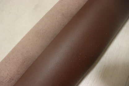 ds45円！イタリアンレザー　セミアニリン　ヌメ革　アンバーブラウン　150ds