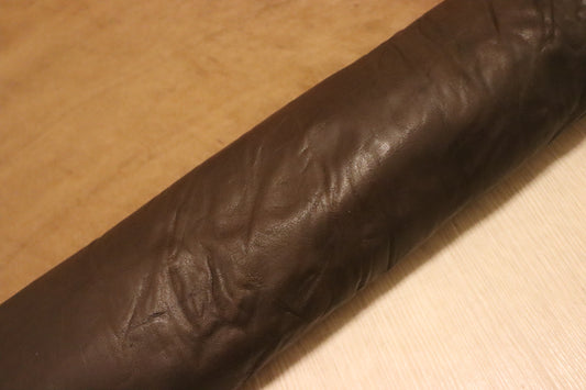 ds38円！新入荷！絞り加工　オイルヌメ　ヴィンテージブラウン　200ds