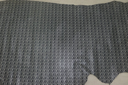 ds28円！新入荷！顔料仕上げ　ブラック×ホワイト　メッシュ型押し　160ds