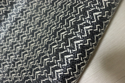 ds28円！新入荷！顔料仕上げ　ブラック×ホワイト　メッシュ型押し　160ds