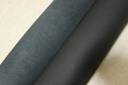 ds28円！イタリアンレザー　顔料仕上げ　ブラック　シボ型押し　211ds