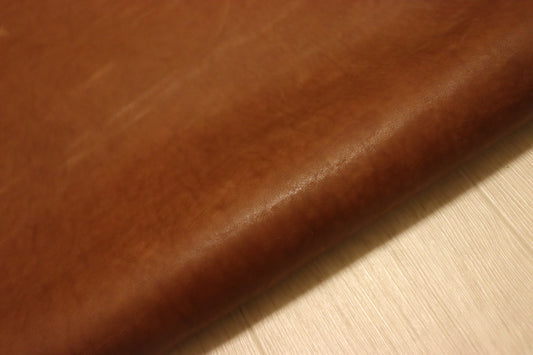ds55円！新入荷！CONCERIA 800社　マロンブラウン　スムース加工　ヌメ革　140ds