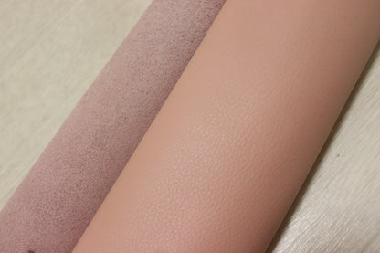 ds28円！新入荷！イタリアンレザー　シュリンプピンク　スムース加工　142ds