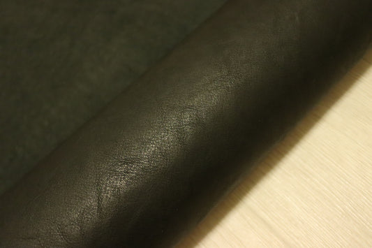 ds75円！新入荷！上質！ブラック　スムース加工　オイルヌメ　137ds