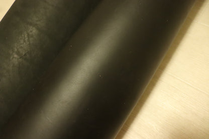 ds70円！新入荷!厚手　オイルヌメ　ブラック　染料仕上げ　ショルダー　148ds