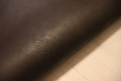 ds72円！イタリアンレザー　極厚オイルヌメ　ショルダー　ダークブラウン　173ds