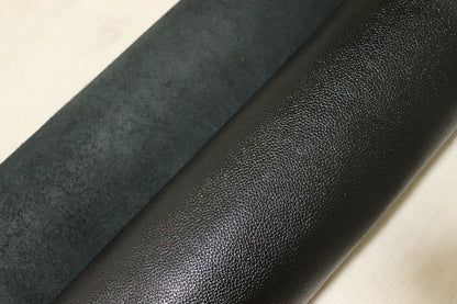 ds28円！新入荷！顔料仕上げ　中艶ブラック　シボ型押し　220ds