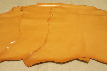 ds28円！新入荷！クレージング加工　ヌメ革　KID　94ds　3枚セット