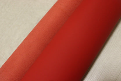 ds28円！新入荷！イタリアンレザー　顔料仕上げ　レッド　スムース加工　160ds