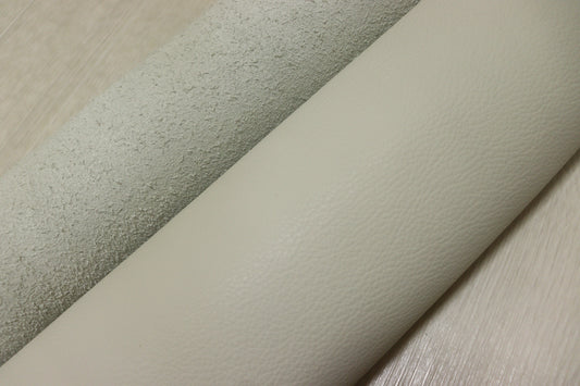 ds30円！新入荷！イタリアンレザー　もちもち　 アイボリー　シュリンク加工　248ds