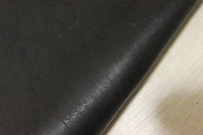 ds70円！イタリアンレザー 　オイルヌメ　ブラック　ショルダー　スムース加工　135ds
