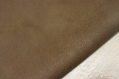 ds30円！新入荷！イタリアンレザー　もちもち　ブラウン　アンチック加工　281ds