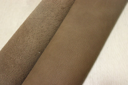 ds30円！新入荷！イタリアンレザー　もちもち　ブラウン　アンチック加工　281ds