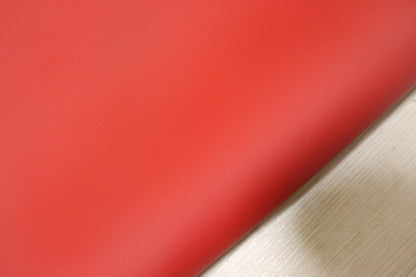 ds30円！新入荷！イタリアンレザー 　顔料仕上げ　レッド　スムース加工　187ds
