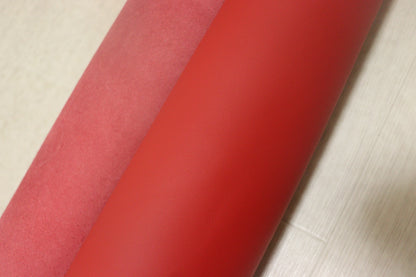 ds30円！新入荷！イタリアンレザー 　顔料仕上げ　レッド　スムース加工　187ds