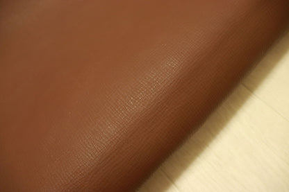 ds30円！新入荷！姫路レザー エンボス加工 ヌメ革 ヴァンダイクブラウン 216ds