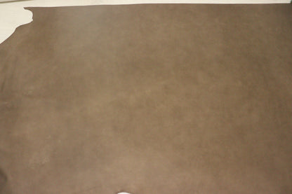 ds28円！新入荷！イタリアンレザー　もちもち　セピアブラウン　吟すり　スムース加工　325ds