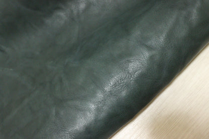 ds38円！新入荷！セミベジタブル　ダークグリーン　絞り加工　190ds