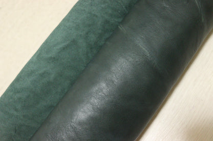 ds38円！新入荷！セミベジタブル　ダークグリーン　絞り加工　190ds