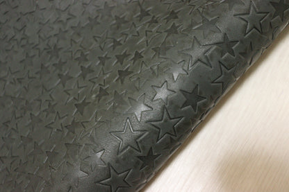 ds28円！新入荷！スター型押し　ブラック　ヌメ革　220ds