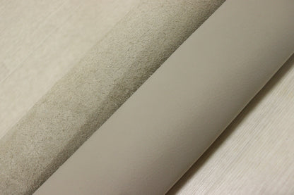 ds30円！新入荷！イタリアンレザー　もちもち　カフェオレ　シュリンク加工　266ds