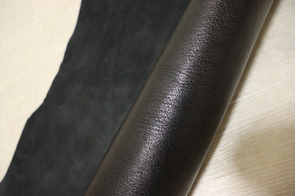 ds35円！新入荷！セミベジタブル　ヤギ革　ブラック　スムース加工　43ds